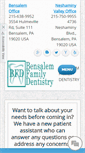 Mobile Screenshot of bensalemfamilydentistry.com