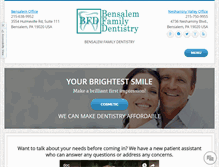 Tablet Screenshot of bensalemfamilydentistry.com